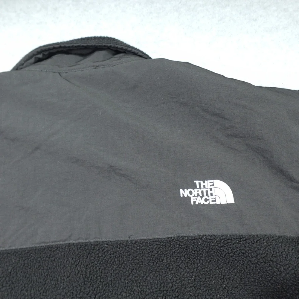 The North‎ Face Jacket Mens XL Black Polartec Denali Fleece Full Zip T201 Hiking